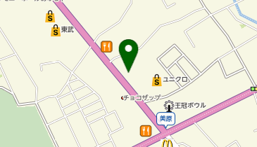 魚べい大田原美原店の地図画像