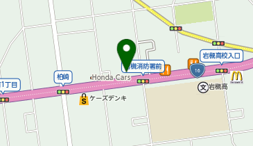 魚べい岩槻店の地図画像