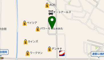 魚べいパワーモールおおた店の地図画像
