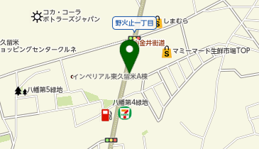 魚べい東久留米店の地図画像