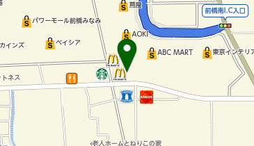魚べいパワーモール前橋みなみ店の地図画像