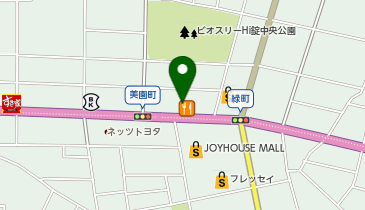 魚べい館林店の地図画像