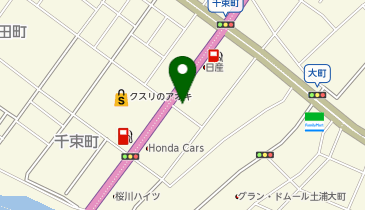 魚べい土浦店の地図画像