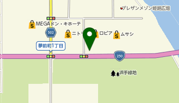 魚べい姫路広畑店の地図画像