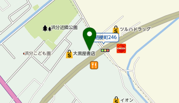 魚べい北斗七重浜店の地図画像