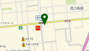 魚べい帯広稲田店の地図画像