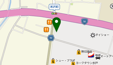 魚べい水戸元吉田店の地図画像