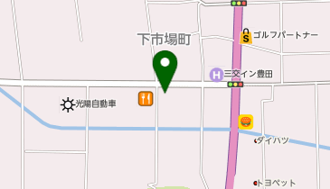 魚べい豊田前田町店の地図画像