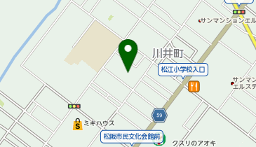 魚べい松阪店の地図画像