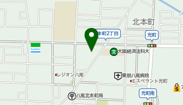 魚べい八尾光町店の地図画像