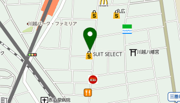 魚べい川越クレアモール店の地図画像