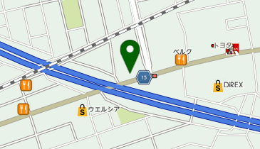 魚べい川越的場店の地図画像