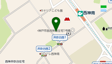 魚べい 神戸西神南店の地図画像