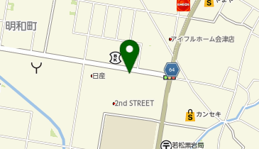 魚べい会津城南店の地図画像