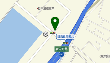 魚べい貝塚店の地図画像