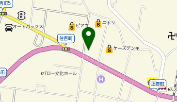 魚べい多治見店の地図画像