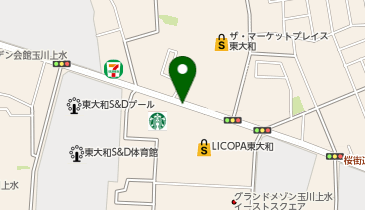 魚べいLICOPA東大和店の地図画像