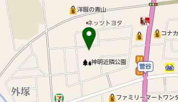 魚べい 筑西店の地図画像