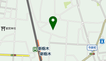 うま勝栃木店の地図画像
