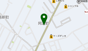 うま勝那須塩原店の地図画像