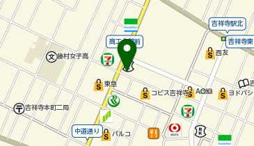 蒼龍唐玉堂 吉祥寺店の地図画像