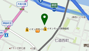 紅虎餃子房 イオンモール堺鉄砲町店の地図画像