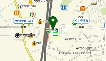 椿すずめ グランエミオ所沢店の地図画像