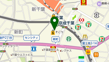 ぷんぷくまる そごう千葉店の地図画像