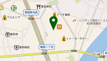 紅虎餃子房 アリオ亀有店\紅虎餃子房 2026年は創業30周年。感謝を込めて、30周年記念「ベニーズ福袋」販売決定店の地図画像