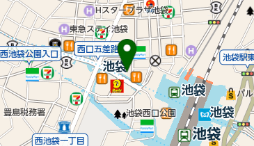莫莫居 鶯 池袋店の地図画像