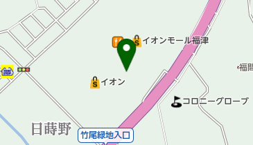 紅虎餃子房 イオンモール福津店の地図画像