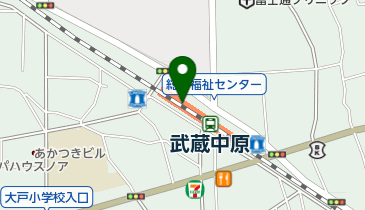 万豚記 ビーンズ武蔵中原店の地図画像