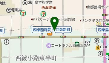 洛一居 京都店の地図画像