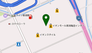 青菜 イオンモール新潟亀田インター店の地図画像