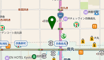 タイガー餃子会舘 四条烏丸店の地図画像