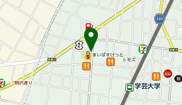 豆金餃子 学芸大学店の地図画像