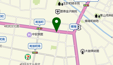 梅梅 金沢店の地図画像