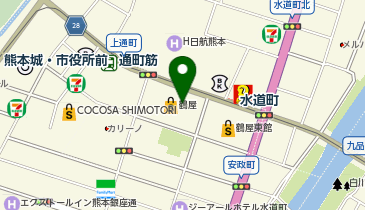 萬力屋 熊本鶴屋百貨店店の地図画像