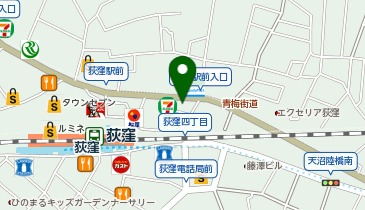 富士き 荻窪店の地図画像