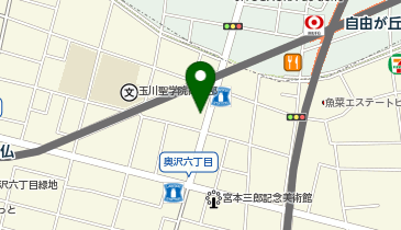 まるかくさん 自由が丘店の地図画像