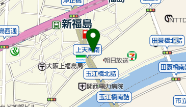 ちょもらんま酒場 大阪福島店の地図画像