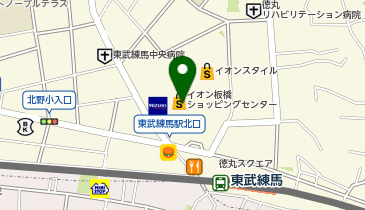 グリーンパッタイ イオン板橋ショッピングセンター店の地図画像