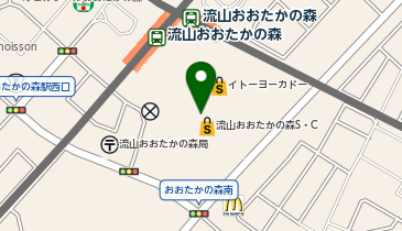 ぷんぷくまる 流山おおたかの森店の地図画像