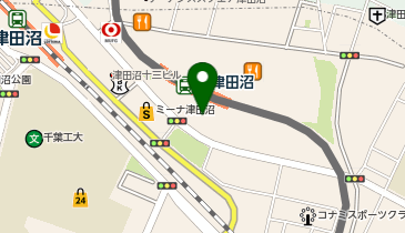 万豚記 イオンモール津田沼South店\「万豚記 豆金 学芸大学」にリニューアルオープン!店の地図画像