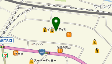紅虎餃子房 イオンモール成田店\紅虎餃子房 5月はアレンジ餃子フェア5月19日(月)-23日(金)平日限定半額キャンペーン店の地図画像