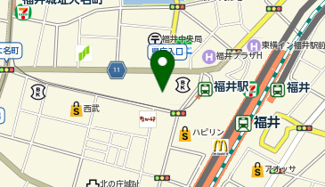 ふ一 MINIE(福井)店の地図画像