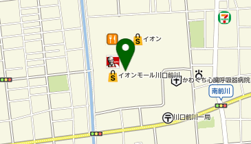 紅虎餃子房 イオンモール川口前川店\3月9日は「サンキューの日」!おかわりドリンク無料キャンペーン店の地図画像