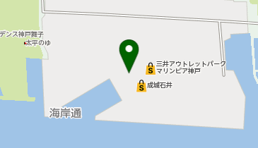 ゴールデンタイガー マリンピア神戸店の地図画像