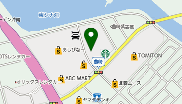 紅虎餃子房 アウトレットモールあしびなー店の地図画像