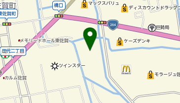 マルハン 佐賀店の地図画像